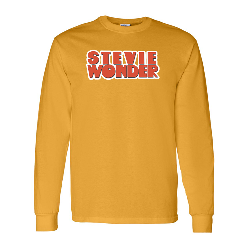 Men's Stevie-Wonder Gildan Heavy Cotton Long Sleeve T-Shirt